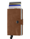Miniwallet Vintage Cognac Silver