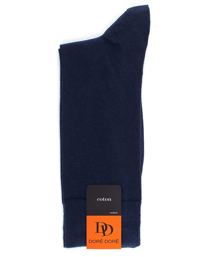 Zacht Katoen Kousen Taille unique Blauw