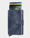 Miniwallet Vintage Blauw