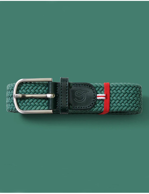 The Mono Saint Barth Bottle Green Elastische riem