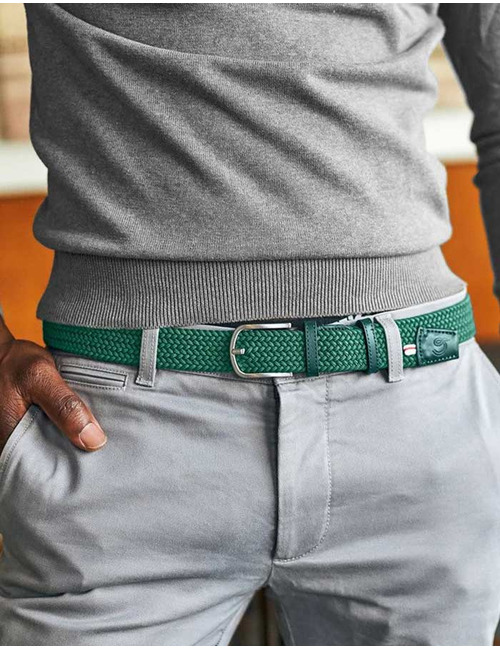 The Mono Saint Barth Bottle Green Elastische riem