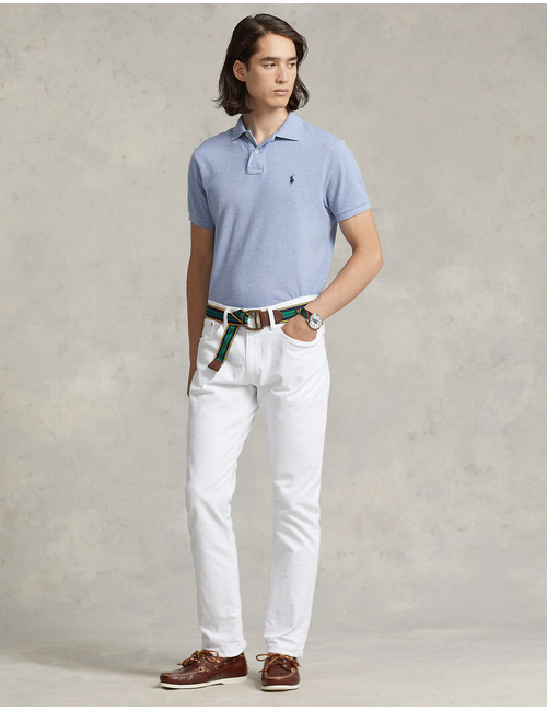 Het iconische Custom slim mesh Polo shirt  