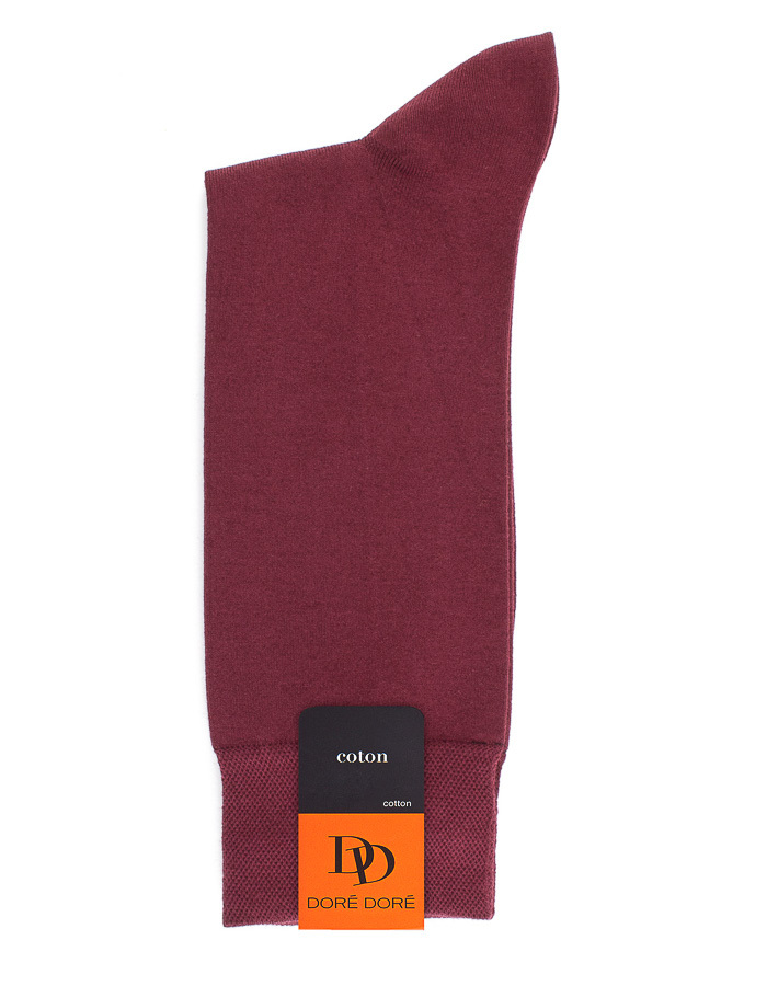 Heren Sokken Soft Cotton - Aubergine
