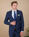 Roy Robson kostuumvest blauw