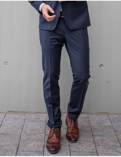 Slim fit kostuumbroek 5038 - Virgin Wool - Dark Blue