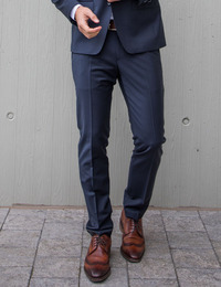 Slim fit kostuumbroek 5038 - Virgin Wool - Dark Blue