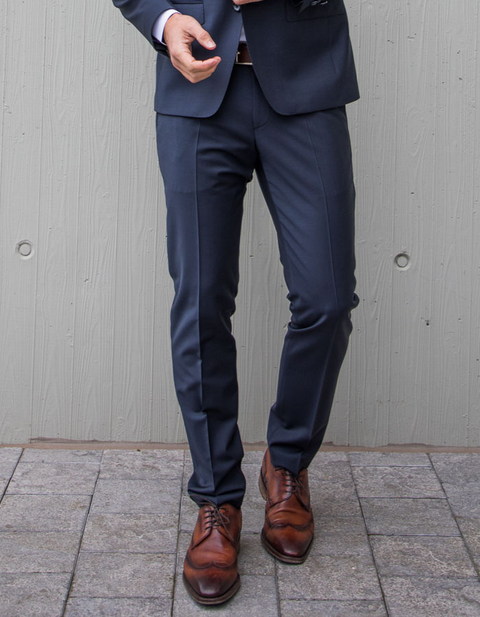 Slim fit kostuumbroek 5038 - Virgin Wool - Dark Blue