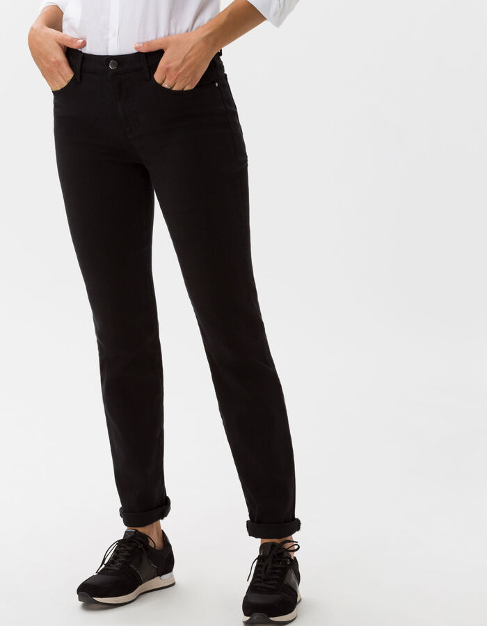 Brax Dames 5-pocket broek zwart