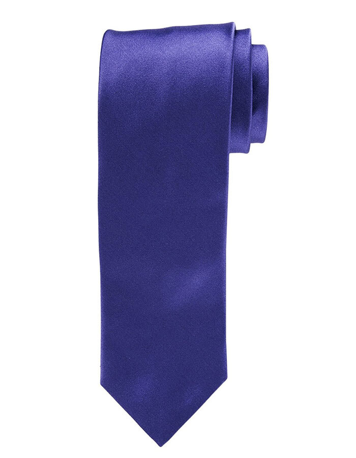 Purple Royal Satin-Silk Tie