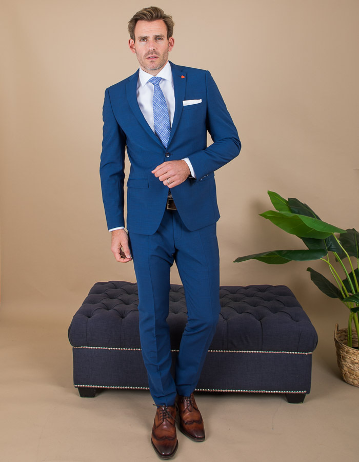 Roy Robson kostuumvest blauw