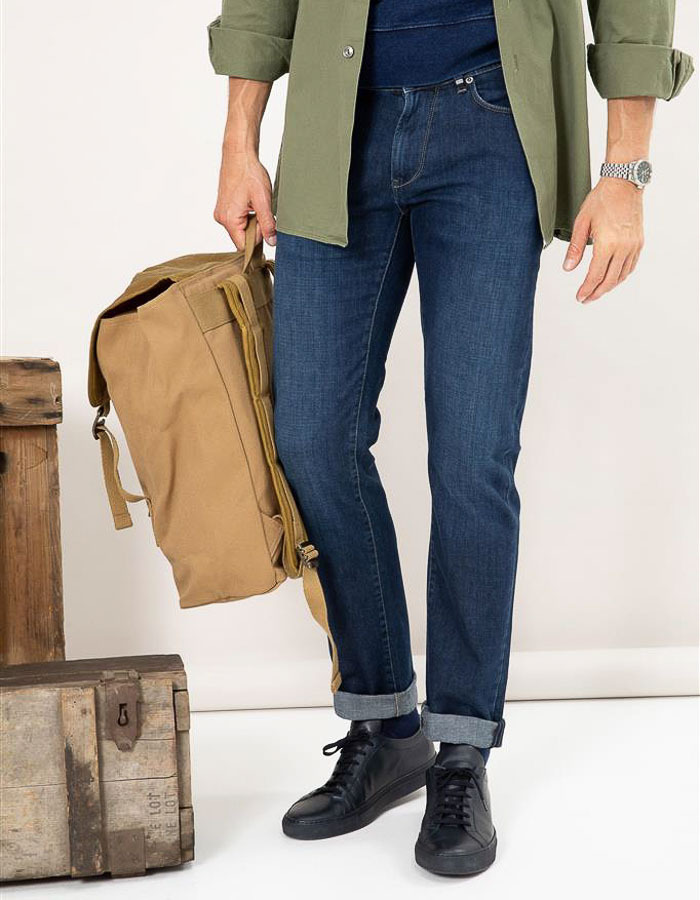 Regular fit Jeans Rodger Donkerblauw