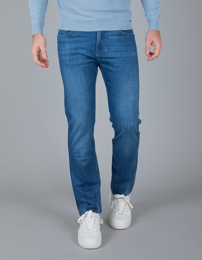 Slim Fit Jeans van Italiaans denim met KasjmierFeel