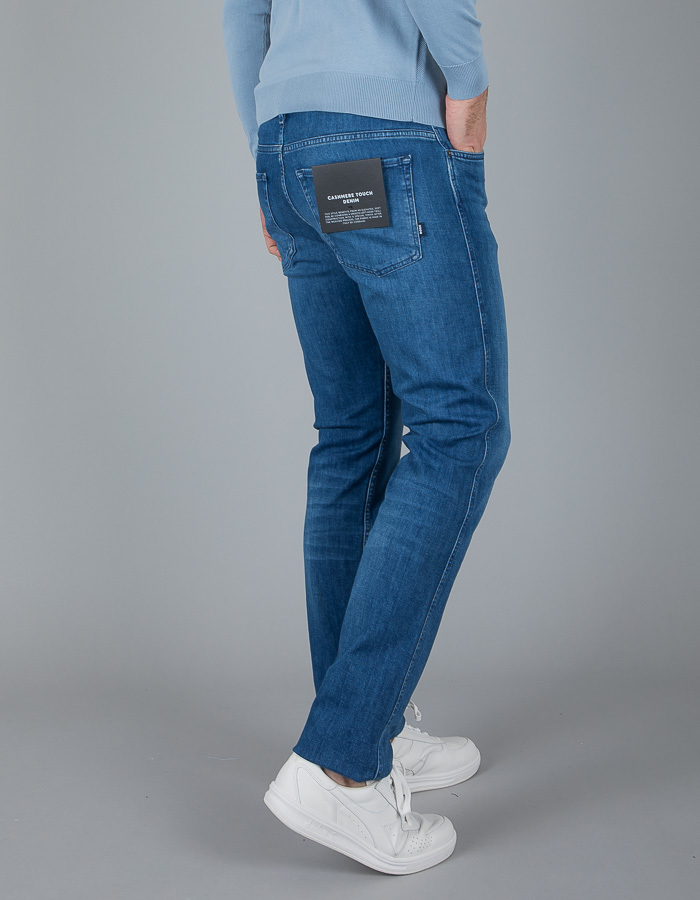 Slim Fit Jeans van Italiaans denim met KasjmierFeel