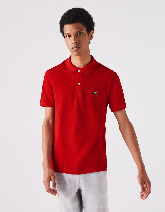 Slim fit Polo Rood