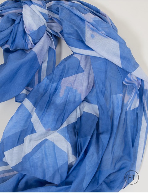 Xandres sjaals blauw