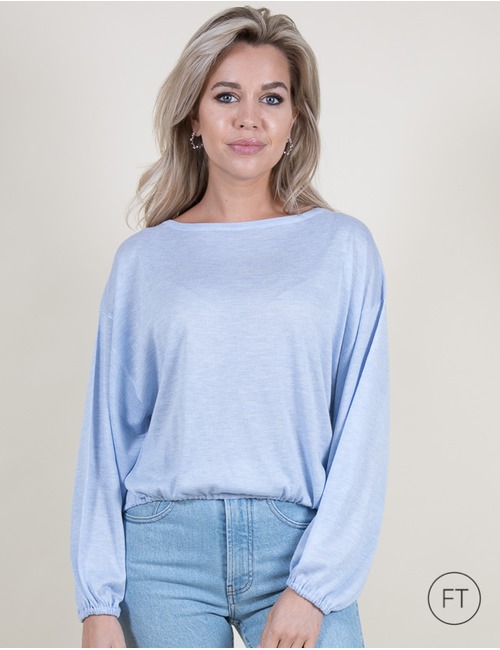 Oscar The Collection lange mouw pull blauw