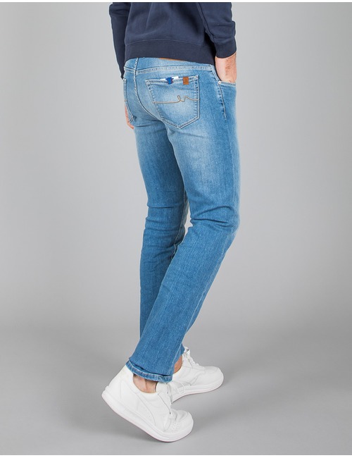 Atelier Noterman slim fit jeans blauw