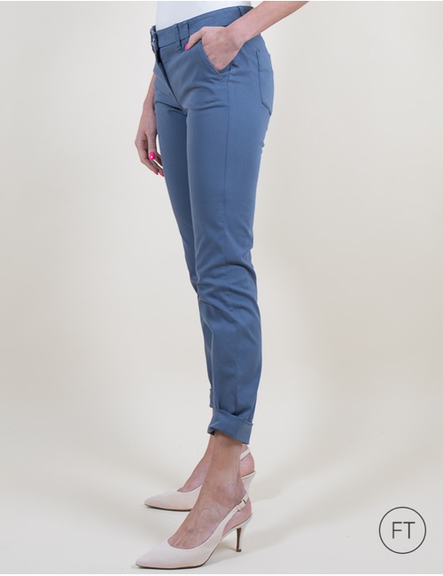 Luisa Cerano 5-pocket broek blauw
