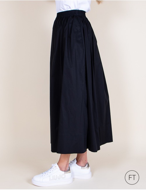 Twinset lange rok zwart