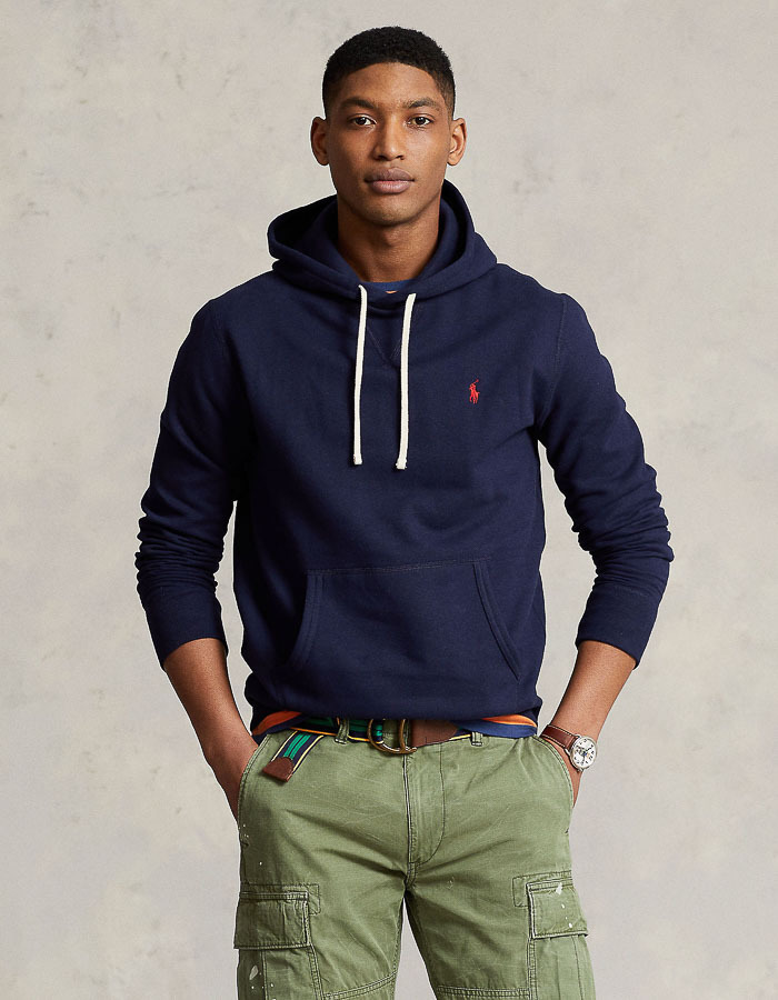 Standard Fit Hoodie Donkerblauw