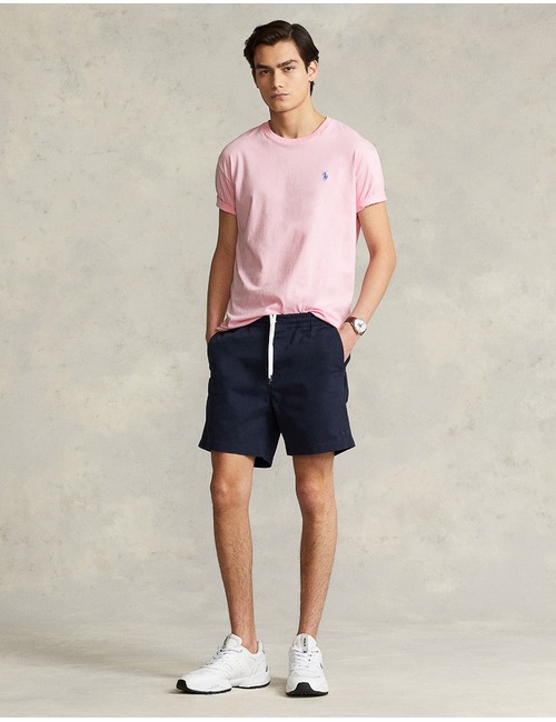 Ralph Lauren t-shirt custom slim fit roze