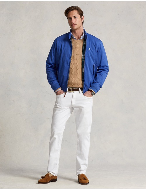 Standard Fit Twill Jacket Blauw