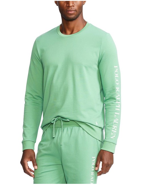 Pyjama T-shirt Met lange mouwen Groen