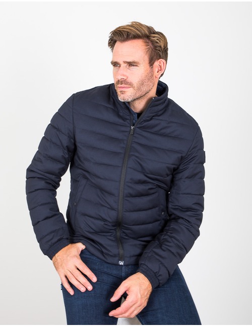 Relaxed Fit Jas Donkerblauw