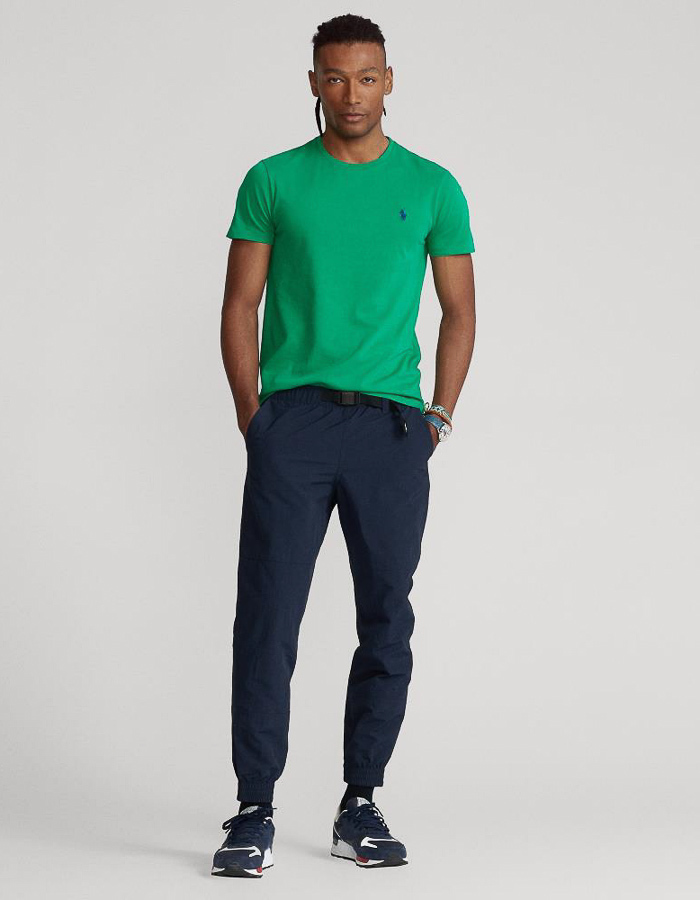 Ralph Lauren t-shirt custom slim fit groen