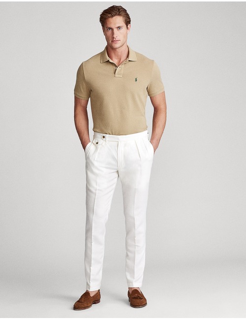 Ralph Lauren custom slim fit polo beige