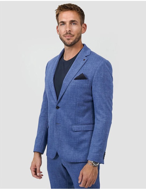 Slim Fit Jersey Kostuumvest