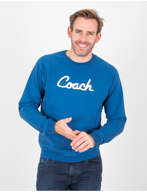 French Disorder sweater blauw