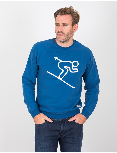 French Disorder sweater blauw