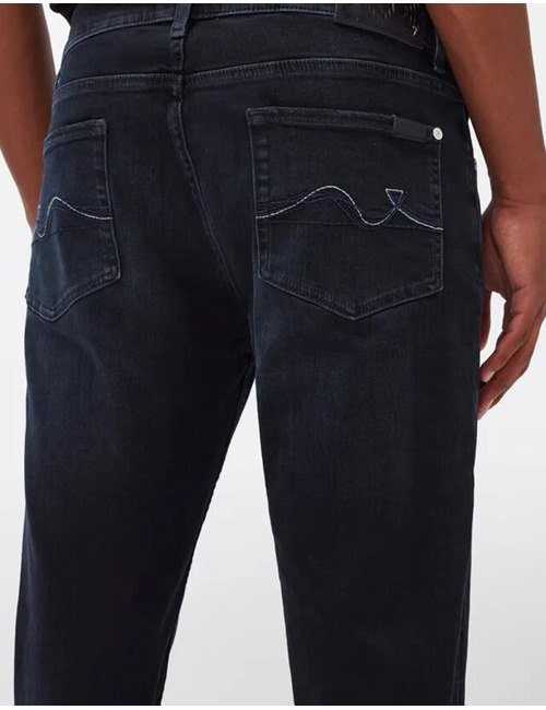7 For All Mankind slim fit jeans zwart