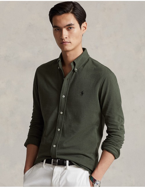 Ralph Lauren custom fit hemd groen