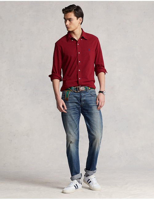 Ralph Lauren custom fit hemd rood
