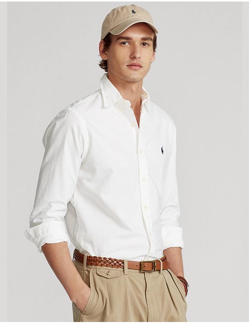 Ralph Lauren custom fit hemd wit