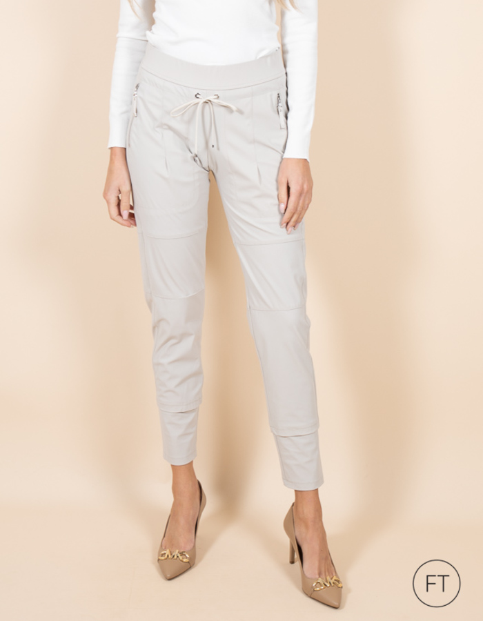 Raffaello Rossi geklede broek beige