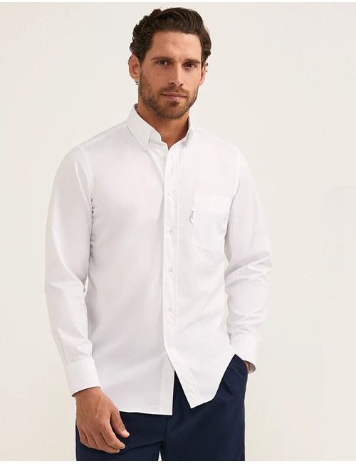 Façonnable modern fit hemd wit
