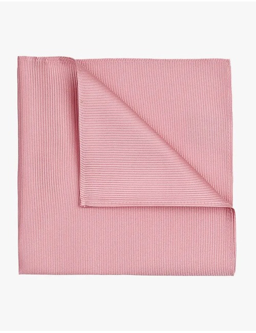 Roze zijden pochet