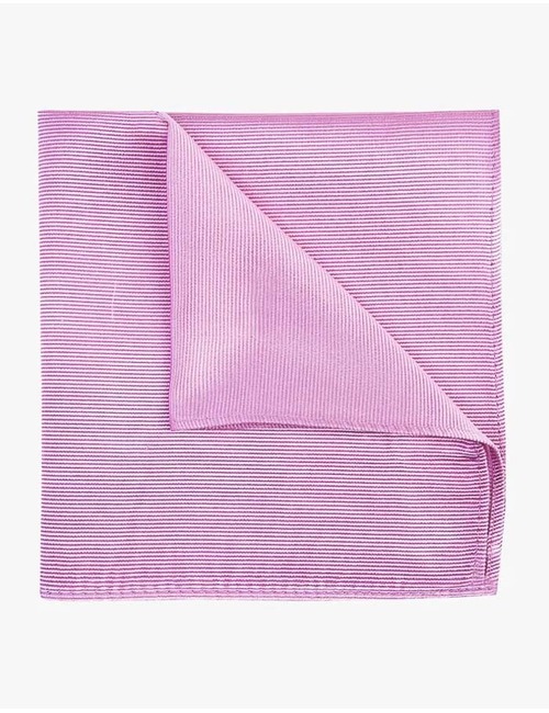 Roze zijden pochet
