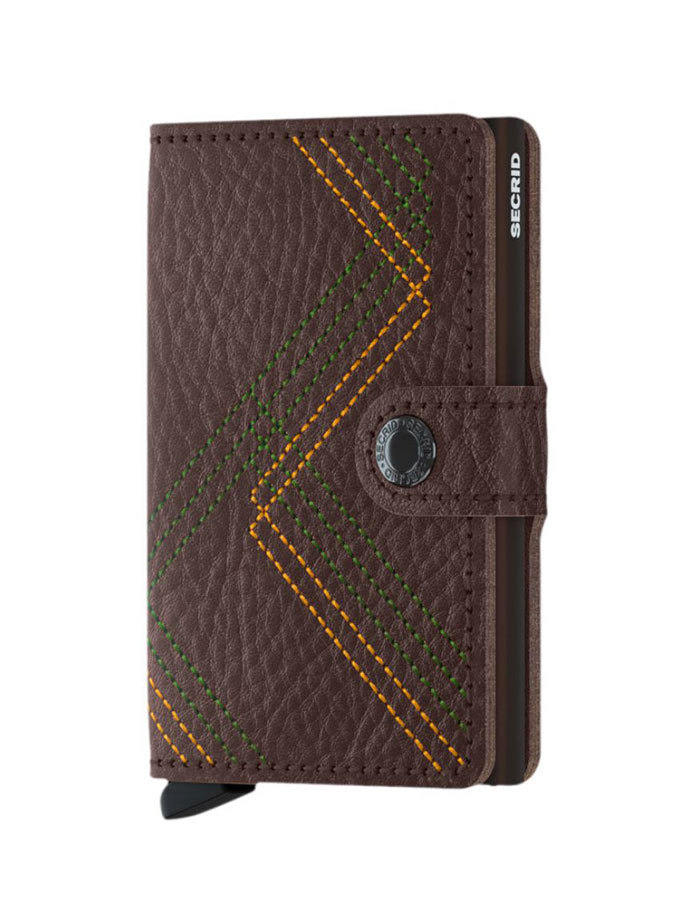 Stitch Linea Miniwallet Bruin