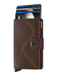 Stitch Linea Miniwallet Bruin