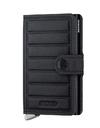 Premium Miniwallet Emboss Lines Black