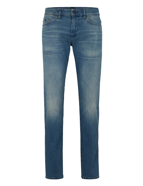 Blauw boss slim fit jeans bij Fashion Team | 50488502 DELAWARE Gratis levering