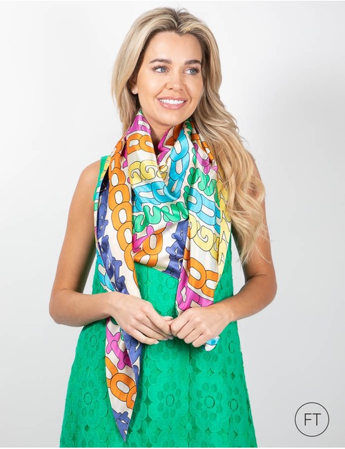 Mucho Gusto sjaals multicolor