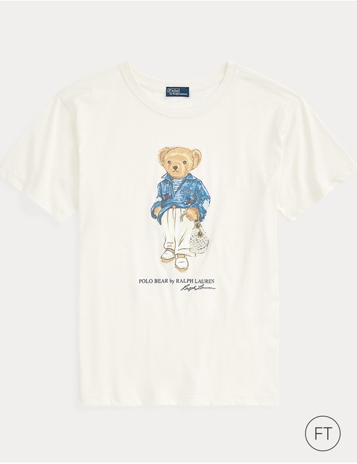 Ralph Lauren Dames t-shirt korte mouw ecru
