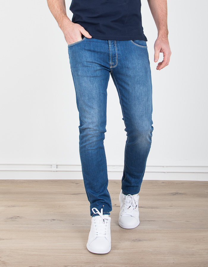 Atelier Noterman slim fit jeans blauw