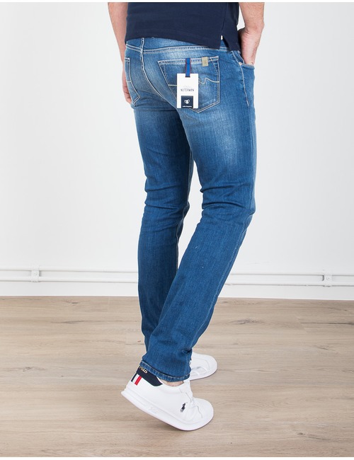 Atelier Noterman slim fit jeans blauw