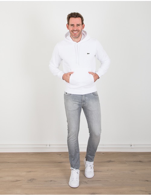 Standard Fit witte hoodie